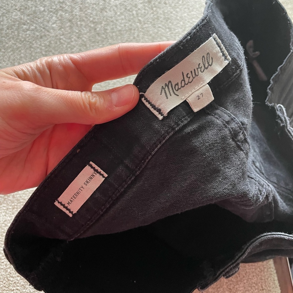 Madewell size 27 maternity jeans